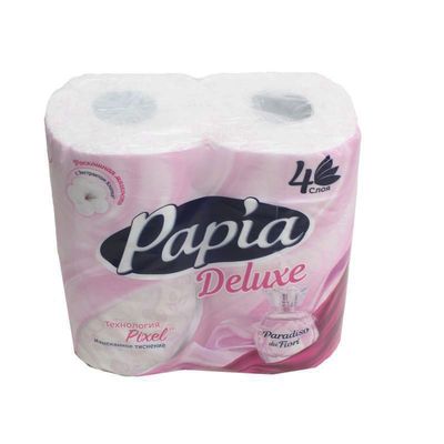 Туалетная бумага Папия Делюкс Парадисо фиори 4сл 4р. парфюм.